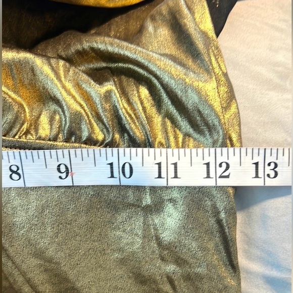 Metallic Gold,Sexy Infinity Dress, Lined,,EUC, SO Many Style Options,Size XS/S - Picture 10 of 12